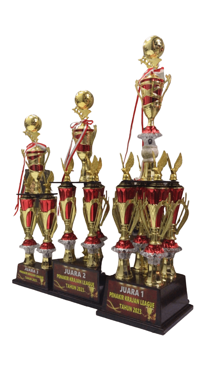 Piala Juara Set kaki 2 kaki 3 kaki 4