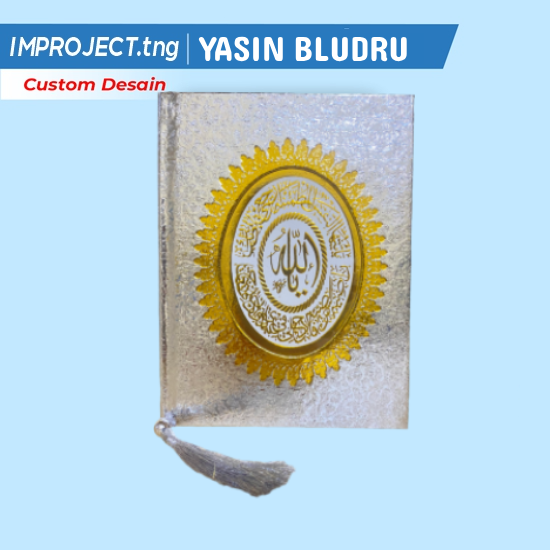 Buku Yasin Bludru Premium Silver
